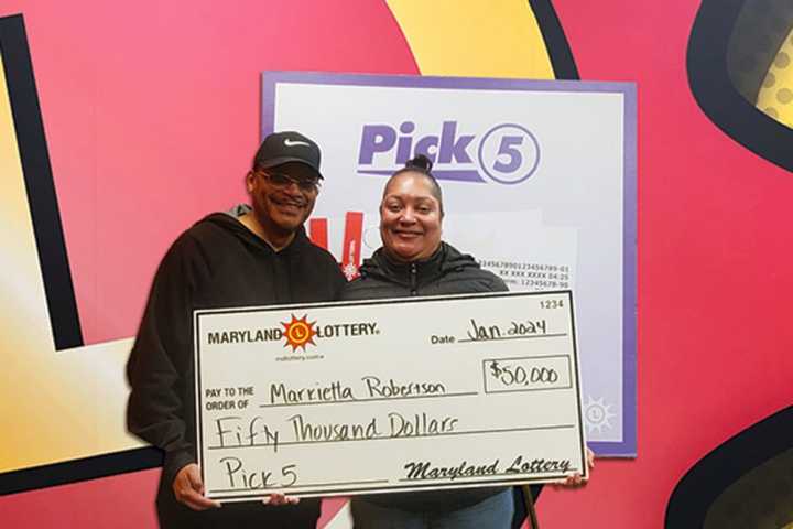 Lucky License Plate Lands Upper Marlboro Woman $50K Lottery Windfall