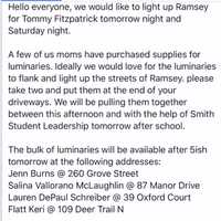 <p>Light up Ramsey for Tommy.</p>