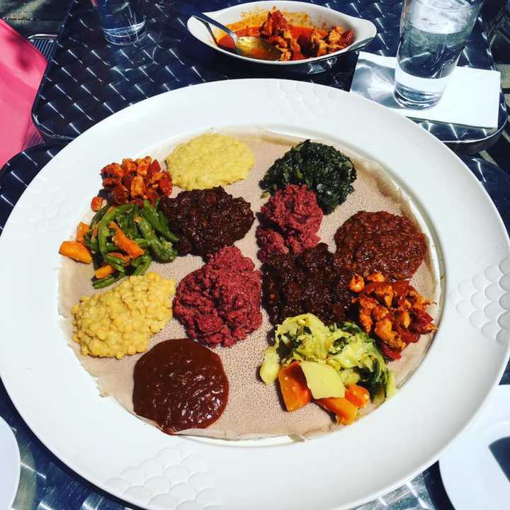 A dish at Lalibela restaurant in Mount Kisco