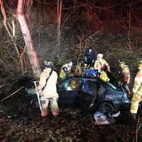 <p>A woman received multiple injuries during a crash.</p>