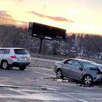 <p>The victim was declared dead at the scene of the crash on the Passaic River bridge in Woodland Park just after 4:30 a.m.</p>