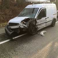 <p>A look at the other vehicle involved in the crash.</p>