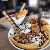 <p>Fork in the Road Market is a new waffle bar and cafe that opened in a quaint brick cottage on Route 35 close to downtown Ridgefield.</p>