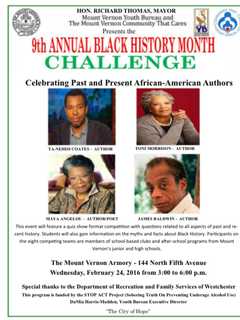 Mount Vernon Stages Black History Month Challenge