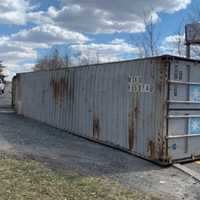 <p>At the scene of the tractor-trailer crash at the Polifly Road ramp to eastbound Route 80 in Hackensack.</p>