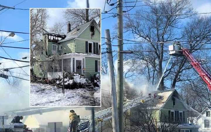 &quot;Most fire damage kept on third floor through the roof,&quot; the Ramsey Volunteer Fire Department reported. &quot;Water damage throughout the structure.&quot;