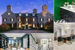 $52M Greenwich Estate Features Private Beach, 24-Hour Guard, More