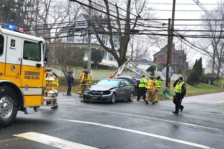 Norwood Crash Takes Out Traffic Light For 3rd Time This Year