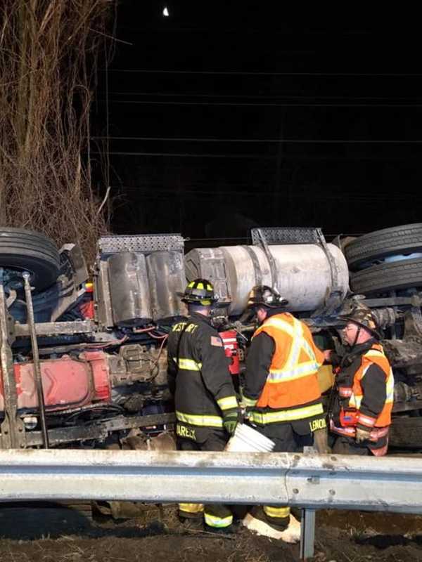 Traffic Backed Up For Miles On I-95 Following Tractor-Trailer Crash