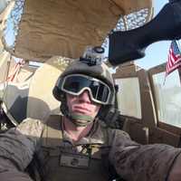 <p>Arlington High grad and Poughkeepsie resident Tyler Mendelson (in Afganistan in 2012) is hoping to make a short film about WWI.</p>