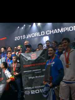 Millburn High Robotics Team Wins World Championship