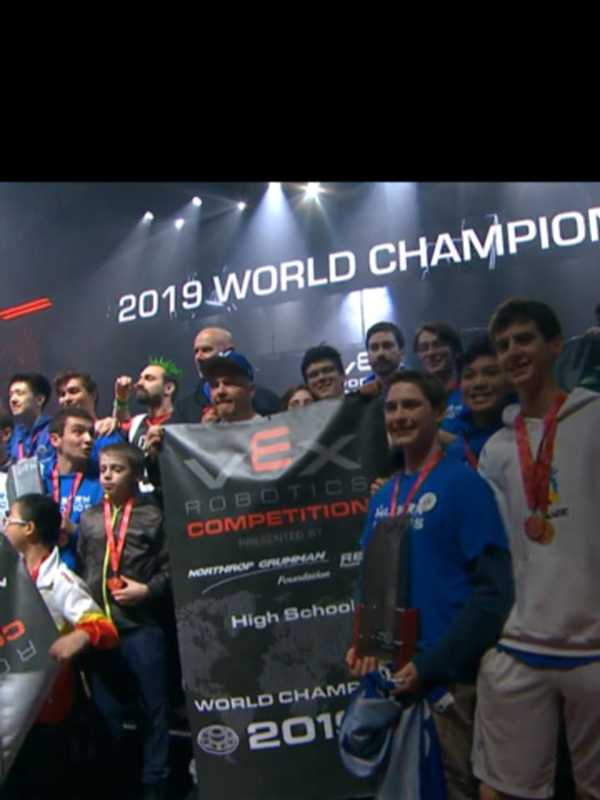 Millburn High Robotics Team Wins World Championship