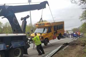 School Bus Crash In Westchester Injures Two, Police Say