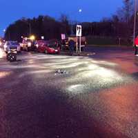 <p>Three were injured in Fairfield County following a crash at a busy Fairfield County intersection.</p>