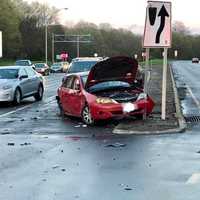 <p>Three were injured in Fairfield County following a crash at a busy Fairfield County intersection.</p>