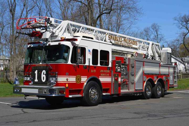 Sparkill firefighters rescued two disabled residents from a fire on Wednesday on Closter Road.