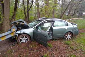 Police Find Crash But No Driver, License Plates Or Registration Stickers In Rockland