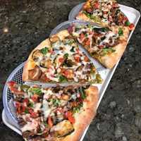 <p>Grilled veggie pizza from Bacoli Pizza in Lakewood Township</p>