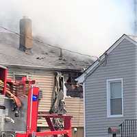 <p>Neighbors reported hearing and feeling explosions in the Saddle Brook fire.</p>