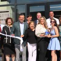 <p>Katie Couric was on hand in New Rochelle for the grand opening of Hair House at the 360 Huguenot development.</p>