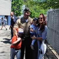 <p>U.S. Marine Staff Sgt. Steve Batista with wife Jillian and kids, Ryan and Eden of Bloomingdale.</p>