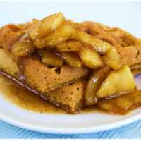 <p>Visitors to the Rhinebeck Farmers Market will be able to sample their Blue Ribbon winning pumpkin waffles with warm cinnamon apples. This is the last outdoor market for the year.</p>