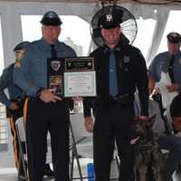 <p>Ryker graduates from training with dual certifications in K-9 patrol and narcotics detection.</p>