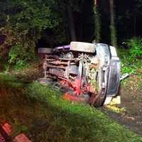 <p>One person had to be extricated following a single-vehicle rollover crash.</p>