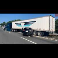 <p>Part of the crash along US 222 in Lancaster County.</p>