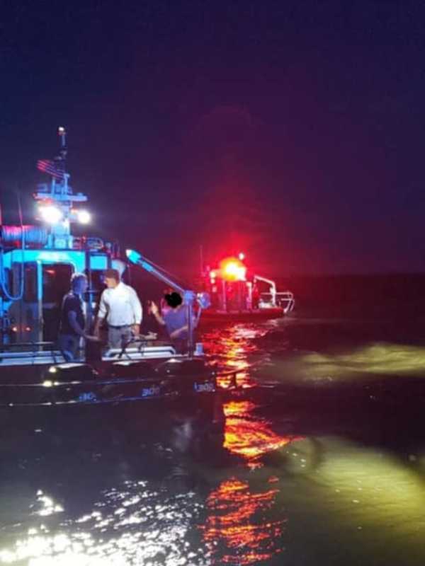 Three Children, Two Adults Rescued From Sinking Boat In Great South Bay