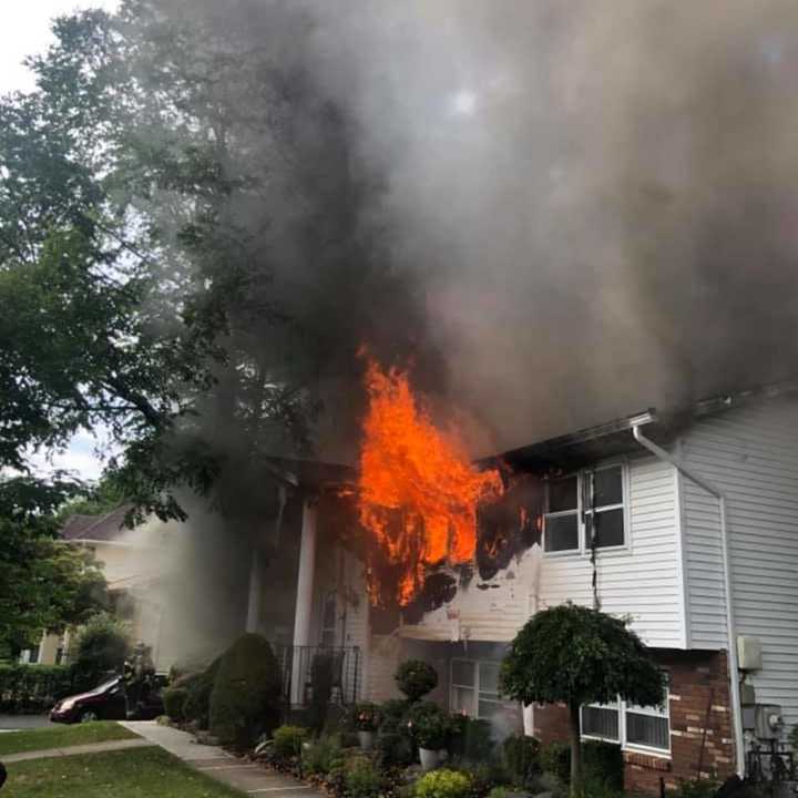 A Monsey home was destroyed by fire.