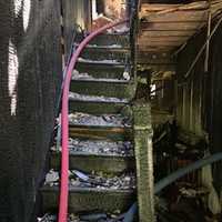 <p>Multiple crews responded to an Eastchester home to help knock down the flames that broke out.</p>