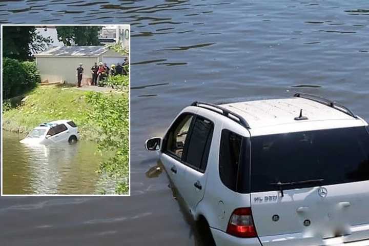 Hero Pulls Teaneck Driver From SUV That Barreled Into Hackensack River