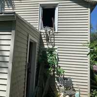 <p>Multiple crews responded to an Eastchester home to help knock down the flames that broke out.</p>