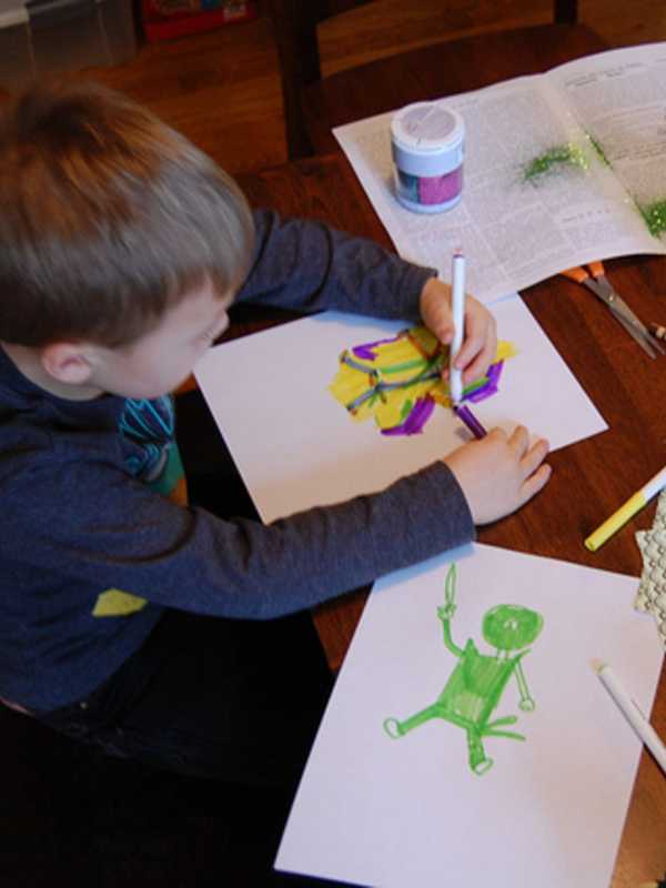 Arts And Crafts Event For Children At Mahwah Library