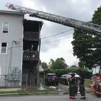 <p>No one was injured during a fire at a six-unit housing complex.</p>