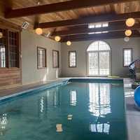 <p>The home comes with an indoor pool in the main residence.&nbsp;&nbsp;</p>