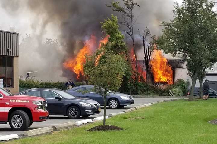 Fire Consumes Little Ferry Auto Body Shop