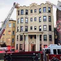 <p>Numerous families were left homeless following a two-alarm fire.</p>