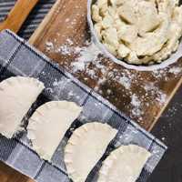 <p>Pierogis from scratch at Home Made.</p>