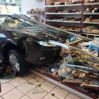 <p>The mishap caused extensive damage to Zadies Bake Shop in Fair Lawn.</p>