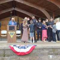 <p>Several Lyndhurst Police Department promotions were made Monday during a ceremony at Town Hall Park.</p>