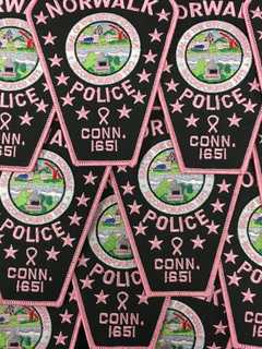 Norwalk Police Wear Pink Patches In Support Of Breast Cancer Research/Treatment