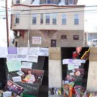 <p>A makeshift memorial was set up at The Clif Tuesday.</p>