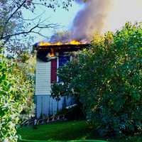 <p>Four people were left homeless following a fire.</p>