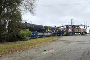 Tractor-Trailer Hit by CSX Train In West Nyack, Police Say