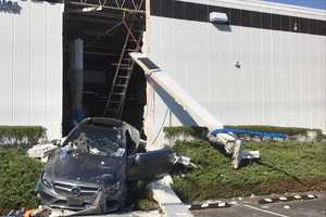 Mercedes Crashes Through Wall Of Fairfield Business, Drives Out Other Side