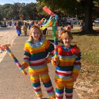 <p>A pair of homemade piñatas not for hitting (Michele Leibowitz Koenig)</p>