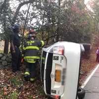 <p>One person received minor injuries after rolling their vehicle.</p>