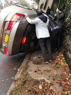 Cliffside Park Man, Other Good Samaritans Rush To Help Driver Trapped In Edgewater Crash